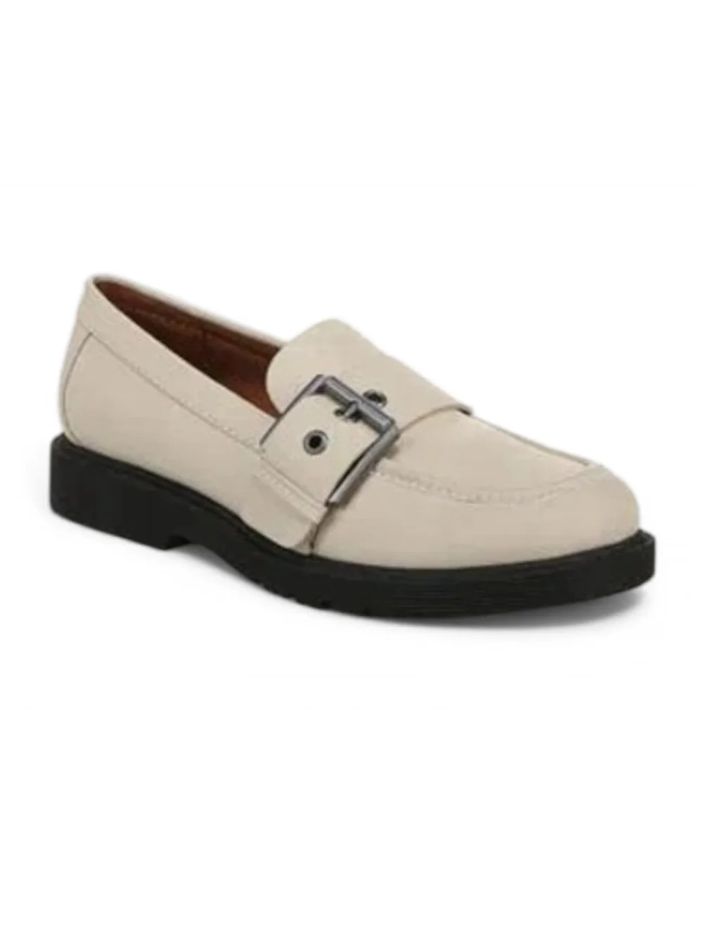 ZODIAC Renee Buckle Loafer in Ivory Size 8 NEW